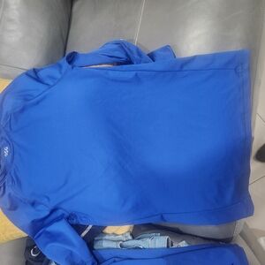 Vibrant Blue Athletic Shirt